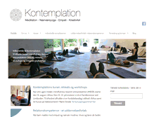 Tablet Screenshot of kontemplation.dk